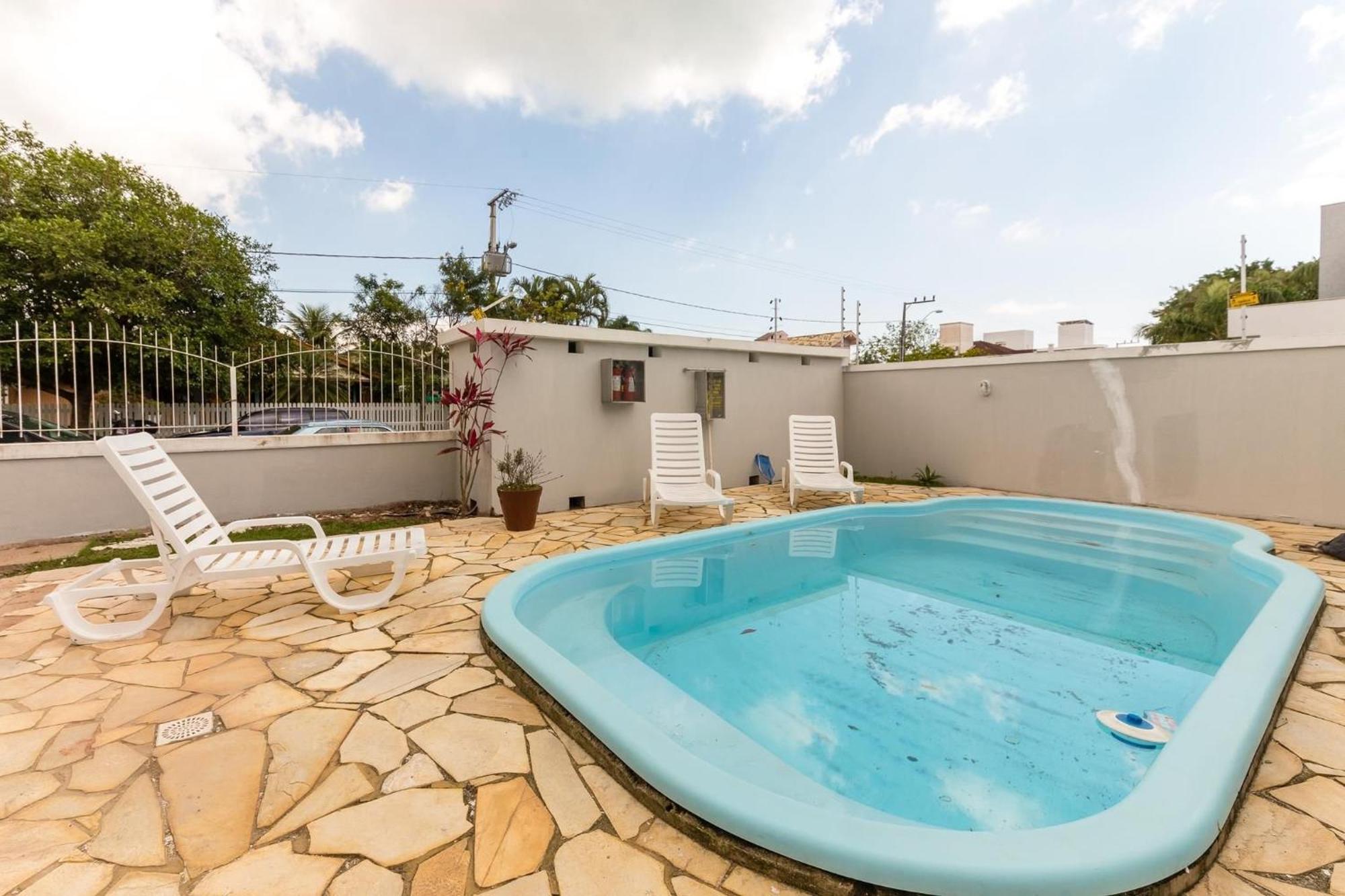 Belo Apto C/ Piscina Em Jurere 800M Do Mar Chr101 Lejlighed Florianópolis Eksteriør billede