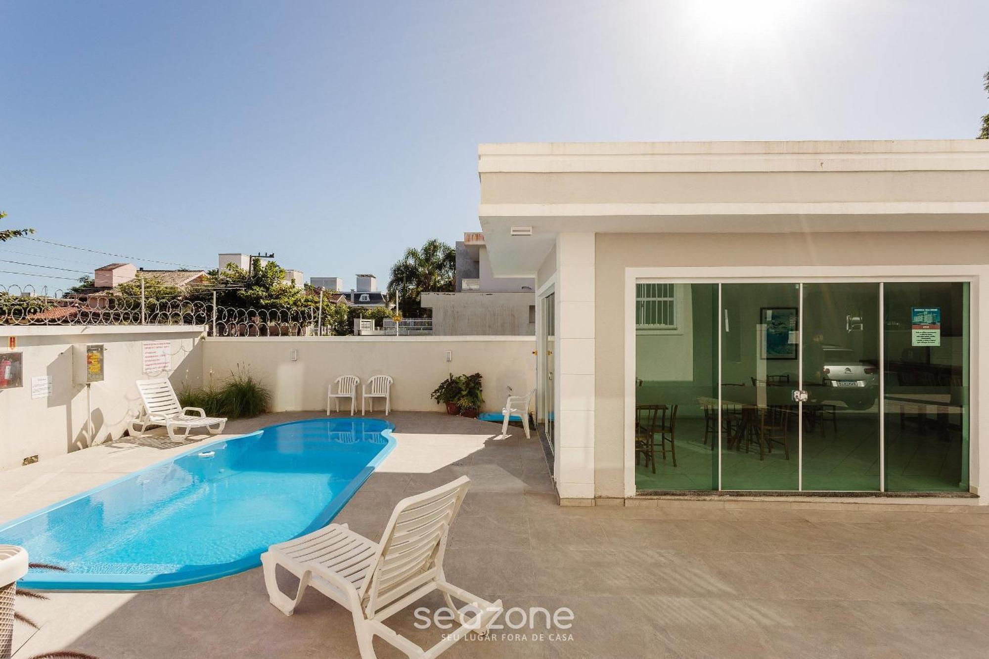 Belo Apto C/ Piscina Em Jurere 800M Do Mar Chr101 Lejlighed Florianópolis Eksteriør billede